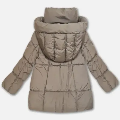 Dámska páperová bunda S'West oversize béžová MODA8539