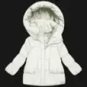 Dámska páperová bunda S'West oversize broken white MODA8539