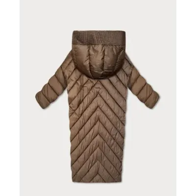 Dámska zimná bunda  MODA6026 hnedá