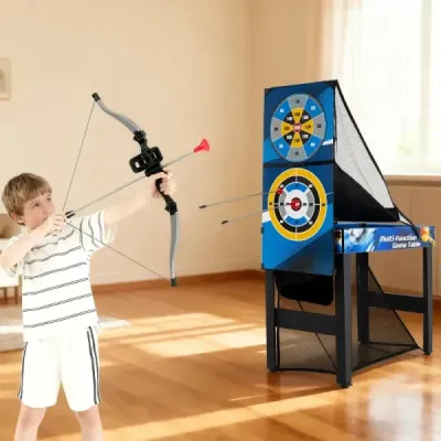 Súprava stolov 10 v 1 Súprava viacerých stolov s biliardom hokej stolný tenis basketbal futbal streľba pinball šípky