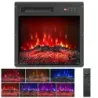 18" elektrická krbová vložka 750W/1500W elektrický krb s diaľkovým ovládaním vstavaný krb