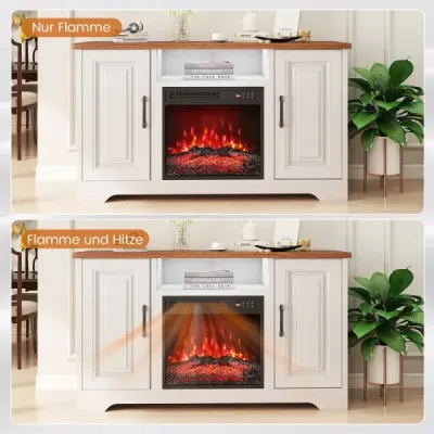 18" elektrická krbová vložka 750W/1500W elektrický krb s diaľkovým ovládaním vstavaný krb