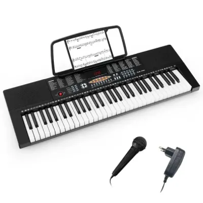 Klávesové piano pre začiatočníkov so 61 klávesmi Digitálne piano s 300 tónmi