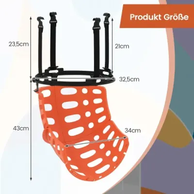 Nadstavec na basketbalovú loptu so 4 odnímateľnými háčikmi bez použitia náradia, otočná o 360°