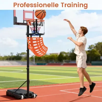 Nadstavec na basketbalovú loptu so 4 odnímateľnými háčikmi bez použitia náradia, otočná o 360°