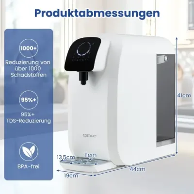 Kuchynský vodný filter s 5-stupňovým RO+PPC filtračným systémom s UV svetlom a reverznou osmózou