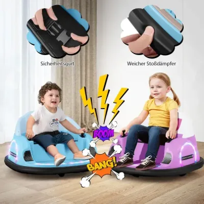 Jazdiace odrážadlo pre batoľatá 12V elektrická hračka s 360° otáčaním a diaľkovým ovládaním Modrá