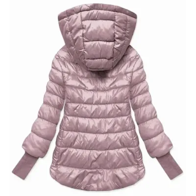 Dámska zimná bunda MODA6636 ružová