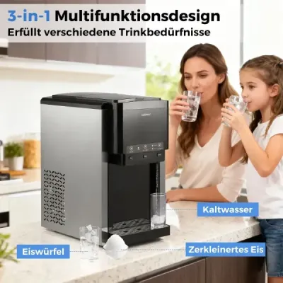 Dávkovač vody 3 v 1 s výrobníkom kociek ľadu Výrobník kociek ľadu s drveným ľadom Výrobník ľadu
