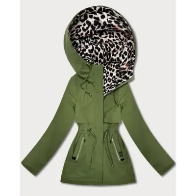Dámska obojstranná bunda MODA0424 zelená