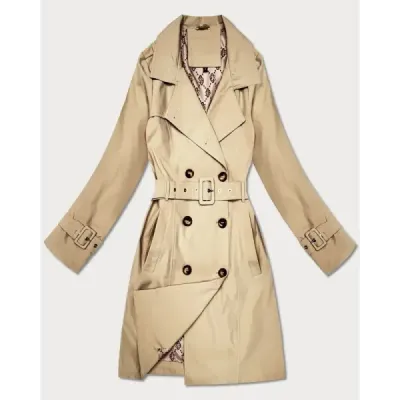 Dámsky kabát MODA0417 béžový