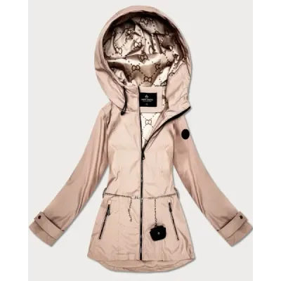 Dámska béžová bunda MODAK6021