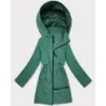 Dámska jarná bunda MODA0409 šedozelená