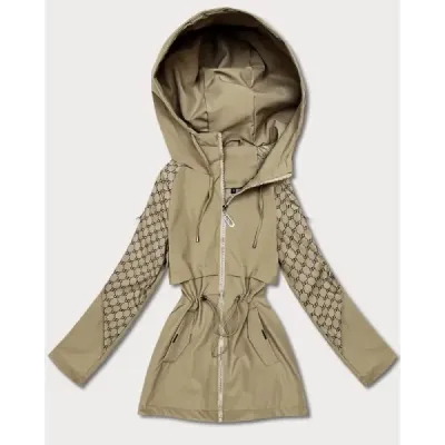 Dámska jarná bunda MODA0412 piesková