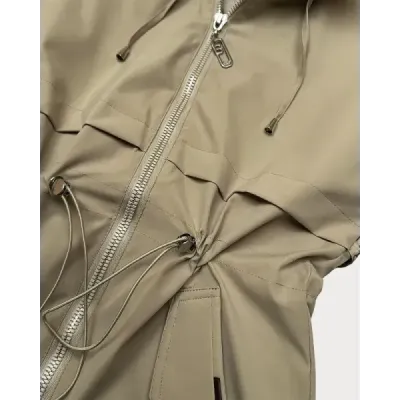 Dámska jarná bunda MODA0412 piesková