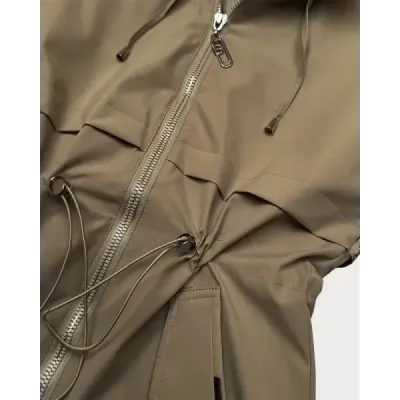 Dámska jarná bunda MODA0412 khaki