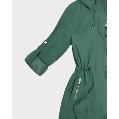 Tenká dámska jarná bunda MODA0411 zelená
