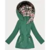 Tenká dámska jarná bunda MODA0411 zelená