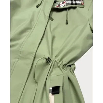 Tenká dámska jarná bunda MODA0411 khaki