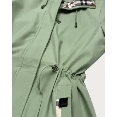 Tenká dámska jarná bunda MODA0411 khaki