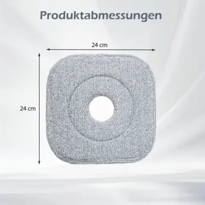 Mop a vedro so systémom oddelenia odpadovej vody s 6 náhradnými hlavicami mopu, modré