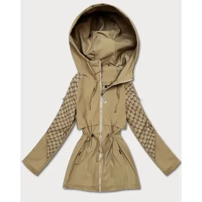 Dámska jarná bunda MODA0412 piesková