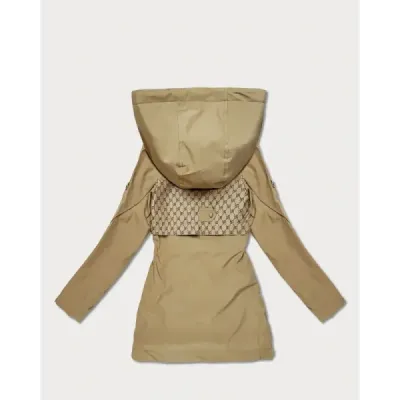 Dámska jarná bunda MODA0412 piesková