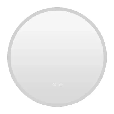 Ø70 cm Okrúhle zrkadlo s osvetlením a protizamlžovacím efektom Nástenné zrkadlo s 3 farbami osvetlenia