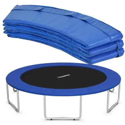 Trampolínová podložka 427 cm x 427 cm x 10 cm Trampolínové cvičenie Fitness Gymnastika Trampolínová podložka Modrá