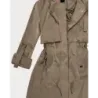 Dámska jarná bunda s podšívkou MODA2006 hnedá