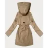 Dámska jarná bunda s podšívkou MODA2006 tmavobéžová