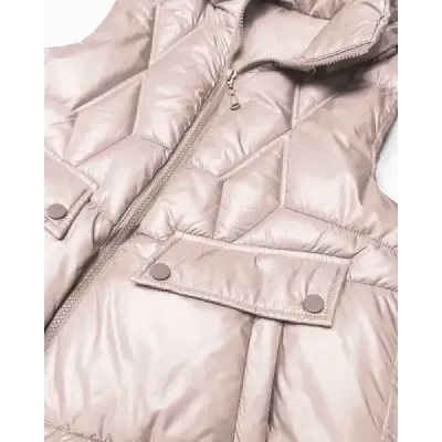Dámska jarná vesta MODA8258 bledo ružové