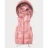Dámska jarná vesta MODA8258 ružová