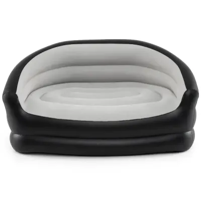 2-miestna nafukovacia pohovka s flokovaným povrchom a podrúčkami Nafukovacia pohovka Nafukovacia sedačka