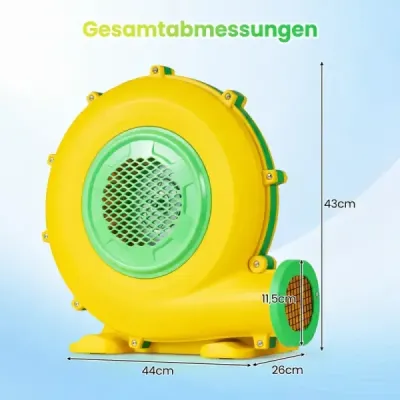 950W nafukovací ventilátor s rukoväťou a zemnými hrotmi Radiálny ventilátor