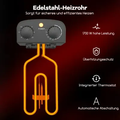 Fritéza 2000 W s objemom oleja 3 l, fritéza s nastaviteľným termostatom 150–190 °C, čierna