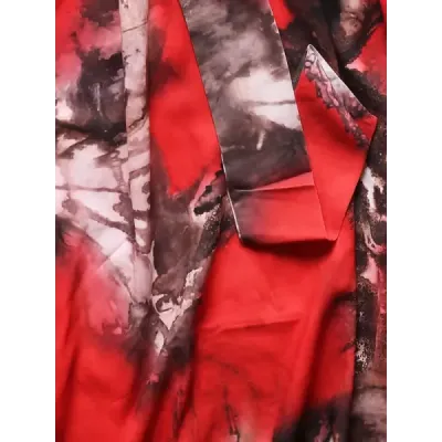 Dámske košeľové šaty MODA2113 červené