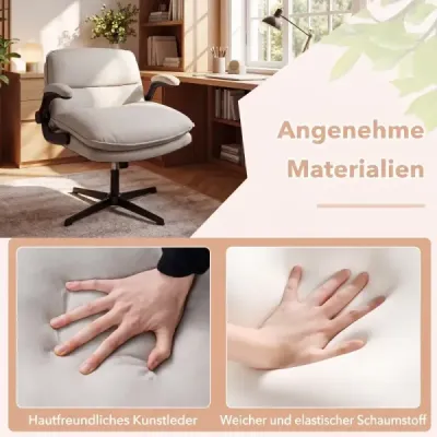 Ergonomická kancelárska stolička, výškovo nastaviteľná kancelárska stolička s operadlom, nosnosť do 150 kg