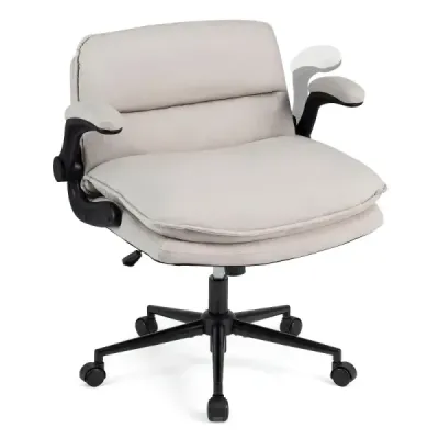 Ergonomická kancelárska stolička, výškovo nastaviteľná kancelárska stolička, otočná stolička s funkciou hojdania, nosnosť do 150 kg