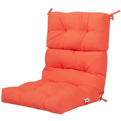 2 v 1 podsedáky na stoličku, podsedáky na podlahovú stoličku, čalúnené podsedáky s vysokým nastaviteľným operadlom, oranžové