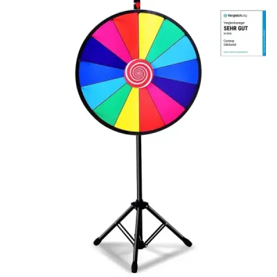 ? 60 cm koleso šťastia hračka farebné koleso hry pre lotériové hry slovné hry 24"