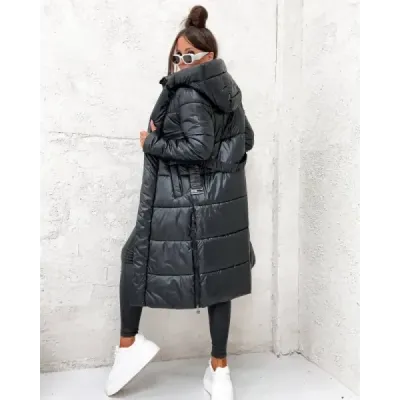 Dámska zimná bunda MODA9869 čierna