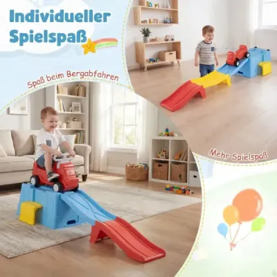 Rozšíriteľná detská horská dráha Up & Down, modrá + žltá + červená