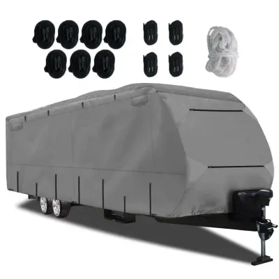 Ochranný poťah z netkanej textílie na karavan, ochranný obal na obytný automobil, plachta 571 x 260 cm