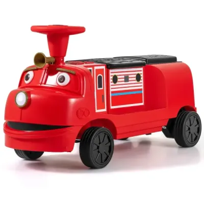 Detské elektrické autíčko 12V, elektrické odrážadlo s 2 sedadlami a 2 motormi, 95 x 41 x 51 cm, červené