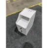 Nočný/príručný stolík so zásuvkami, USB a Type-C portami, nočný stolík s otvoreným priestorom a 2 zásuvkami, biely