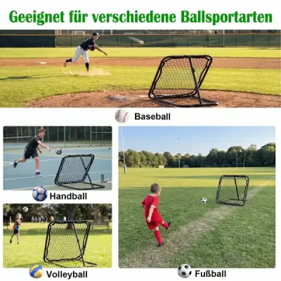 Skladacia futbalová sieť 101 x 101 cm so 7-stupňovým nastavením uhla