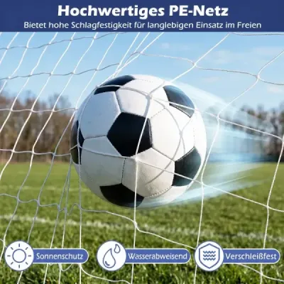 Futbalová bránka 367 x 124 cm Futbalová bránka s kovovým rámom pre deti od 3 rokov a tínedžerov