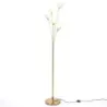 Stojaca lampa v tvare púpavy – moderná stojaca lampa – dekoratívna stojaca lampa s kovovým rámom 28 x 180 cm