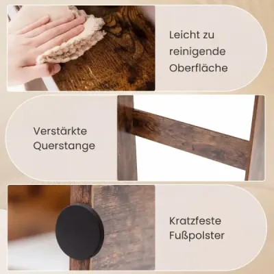Kúpeľňová skrinka v štýle vidieckeho domu s posuvnými dverami v dizajne stodolových dverí, hnedá